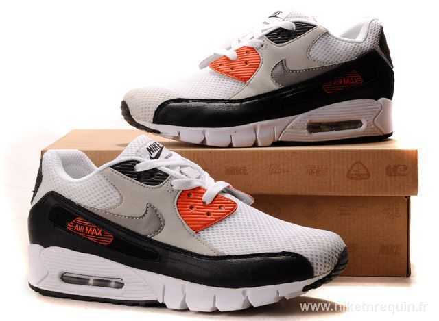 nike air 90 chaussures actuelles rouge et noir max (2)